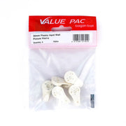 Centurion 30mm Plastic Hard Wall Picture Hooks (Pack of 5) - Pack of 10