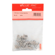 Centurion 1.00/1.5mm T+E Grey Cable Clip - Pack of 10