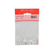 Centurion 3.5mm White Cable Clip - Pack of 10