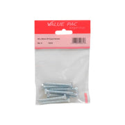 Centurion M6 x 50mm ZP Coach Screws (Pack of 5) - Pack of 10