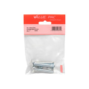 Centurion M8 x 50mm ZP Small Carriage Bolts & Nuts (Pack of 3) - Pack of 10