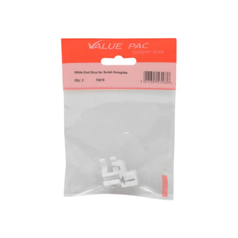 Centurion White End Stop for Swish Sologlide 2pk - Pack of 10