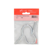 Centurion 100mm x 18mm ZP Steel Screw Hooks 2pk - Pack of 10