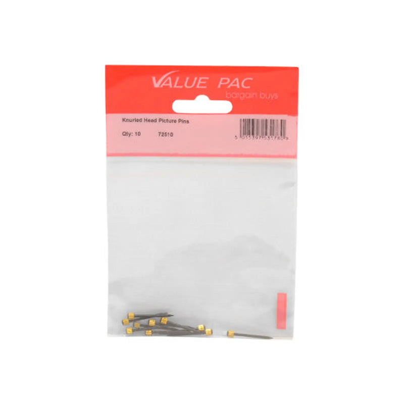 Centurion Knurled Head Picture Pins 10pk