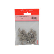Centurion 6mm Flat Cooker T+E Grey Cable Clip 16pk - Pack of 10
