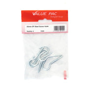 Centurion 55mm Zinc Steel Screw Hooks - Pack of 10