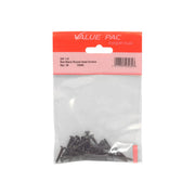 Centurion 3/4" x 6 Pozi Black Round Head Woodscrews (Pack of 22) - Pack of 10