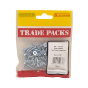 Centurion Pozi Twinthread Countersunk Woodscrews - Zinc Plated - 3/4" x 4 - - Pack of 5