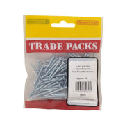 Centurion Pozi Twinthread Countersunk Woodscrews - Zinc Plated - 1 1/4" x 6 - - Pack of 5