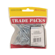 Centurion Pozi Twinthread Countersunk Woodscrews - Zinc Plated - 2" x 6 - (70 - Pack of 5