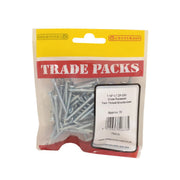 Centurion Pozi Twinthread Countersunk Woodscrews - Zinc Plated - 1 1/2" x 7 - - Pack of 5