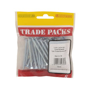 Centurion Pozi Twinthread Countersunk Woodscrews - Zinc Plated - 2 1/2" x 10 - Pack of 5