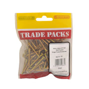 Centurion Pozi Multi Purpose Countersunk Woodscrews - Zinc Yellow Passivated - Pack of 5