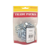 Centurion Roofing Bolts - Zinc Plated - M6 x 25mm - (50 PK) - Pack of 5