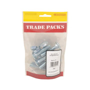 Centurion Cup Square Carriage Bolts & Nuts - Zinc Plated - M10 x 50mm - (10 - Pack of 5