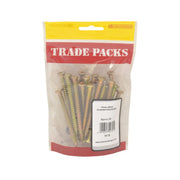 Centurion Concrete Frame Screws - Zinc Yellow Passivated - 7.5mm x 82mm - (28 - Pack of 5