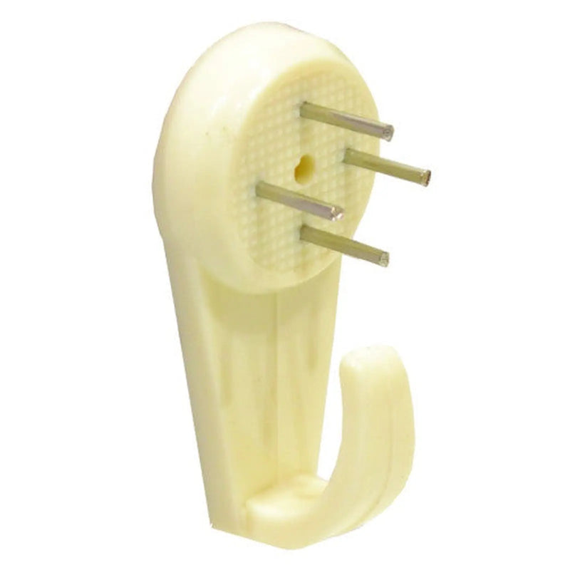 Centurion 40mm Plastic Hard Wall Picture Hooks - Pack of 100