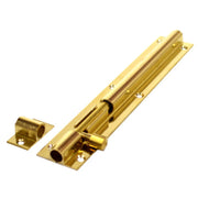 Centurion Straight Barrel Bolts, Polished Brass, 25mm x 150mm - Pack of 10