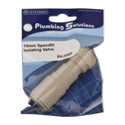 Centurion Speedfit - 15mm Isolating Valve - Pack of 5