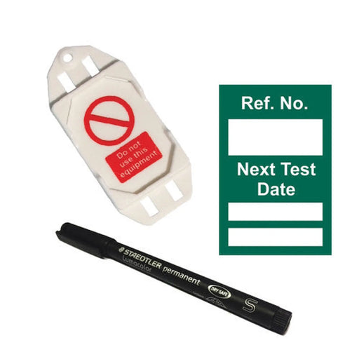 Centurion 'Next Test' Mini Tag Insert Kit, Green