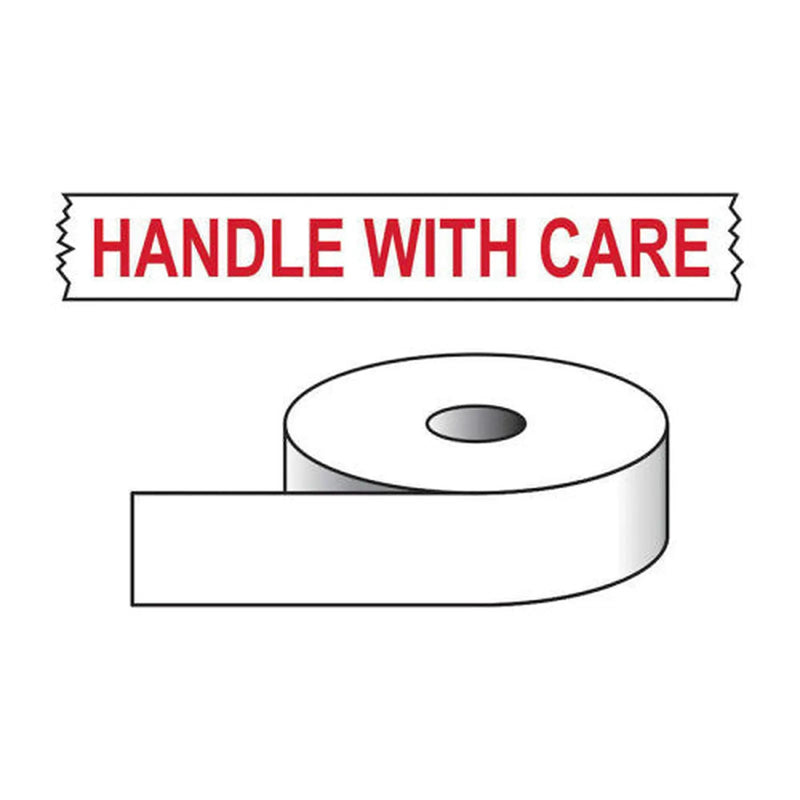 Centurion Handle With Care Printed Tape - 50mm x 66m - Min Order 2