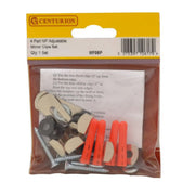Centurion 4 Part NP Adjustable Mirror Clips Set - Pack of 5