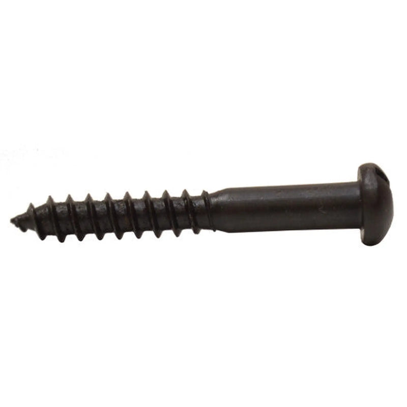 Centurion 1 1/4" x 8 Pozi Round Head Woodscrew - Black Japanned - (200)
