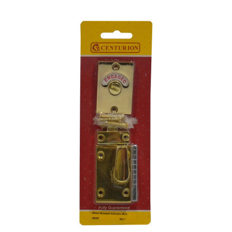 Centurion Indicator Bolts, Brassed, 63mm - Pack of 5