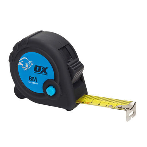Centurion OX TRADE 8M TAPE MEASURE - Min Order 2