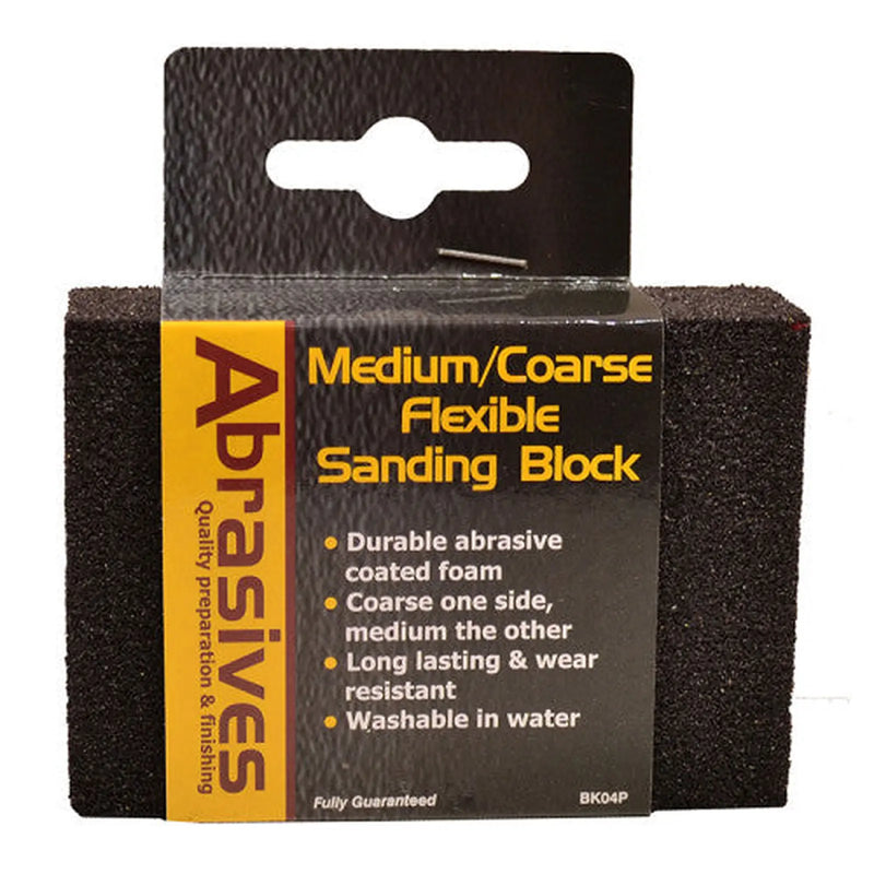 Centurion Abrasives Angled Sanding Block, Medium/Coarse 97 x 67 x 27mm - Pack of 5