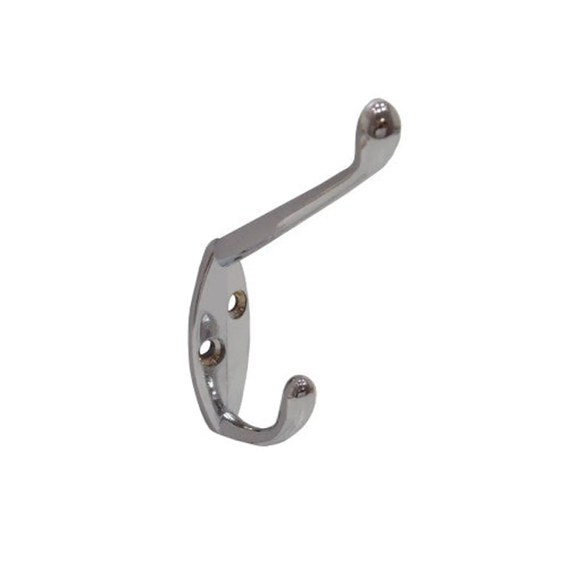 Centurion 105mm Die Cast Hat & Coat Hook - Chrome Plated - Pack of 20