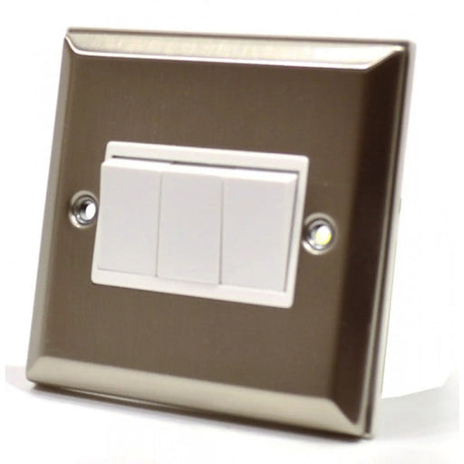 Centurion Stainless Steel Triple Switch - Min Order 4