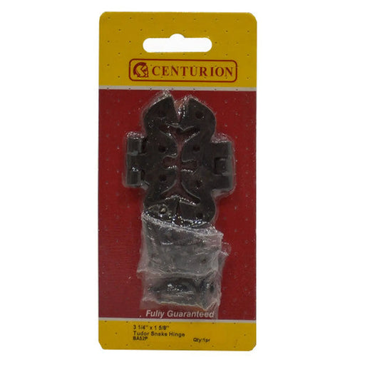 Centurion Snake Hinge, Black, 80mm - Min Order 4