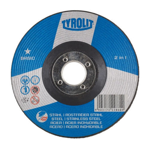 Centurion TYROLIT BASIC 2IN1 GRINDING DISC 230 X 6.0 X 22.23MM - Min Order 2