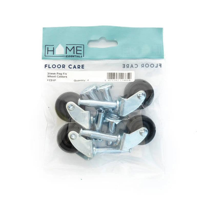 Centurion 31mm Peg Fix Castors (Pack of 4) - Pack of 5