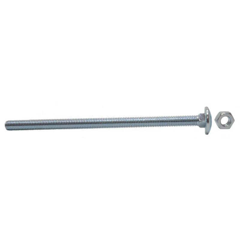 Centurion M6 x 150mm ZP Small Carriage Bolts & Nuts   (100)