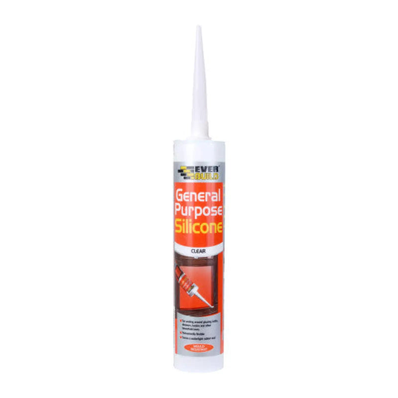 Centurion Everbuild General Purpose Silicone Clear (280ml) - Pack of 12