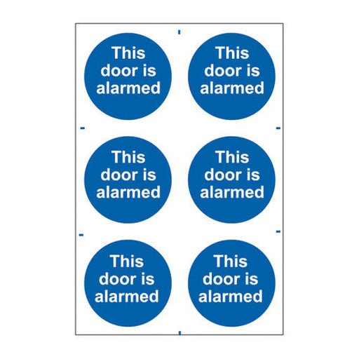 Centurion This door is alarmed - Self Adhesive PP (200 x 300mm) - Min Order 2