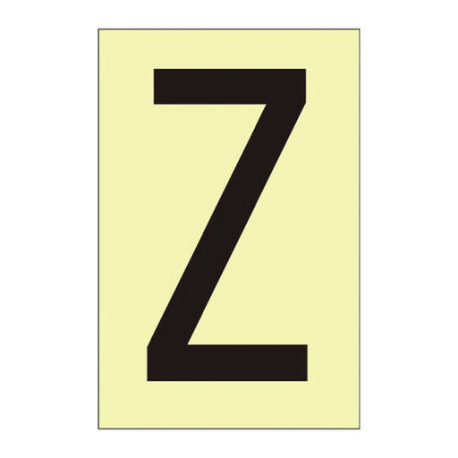 Centurion Character 'Z' - Photoluminescent Vinyl - 50mm - Min Order 6