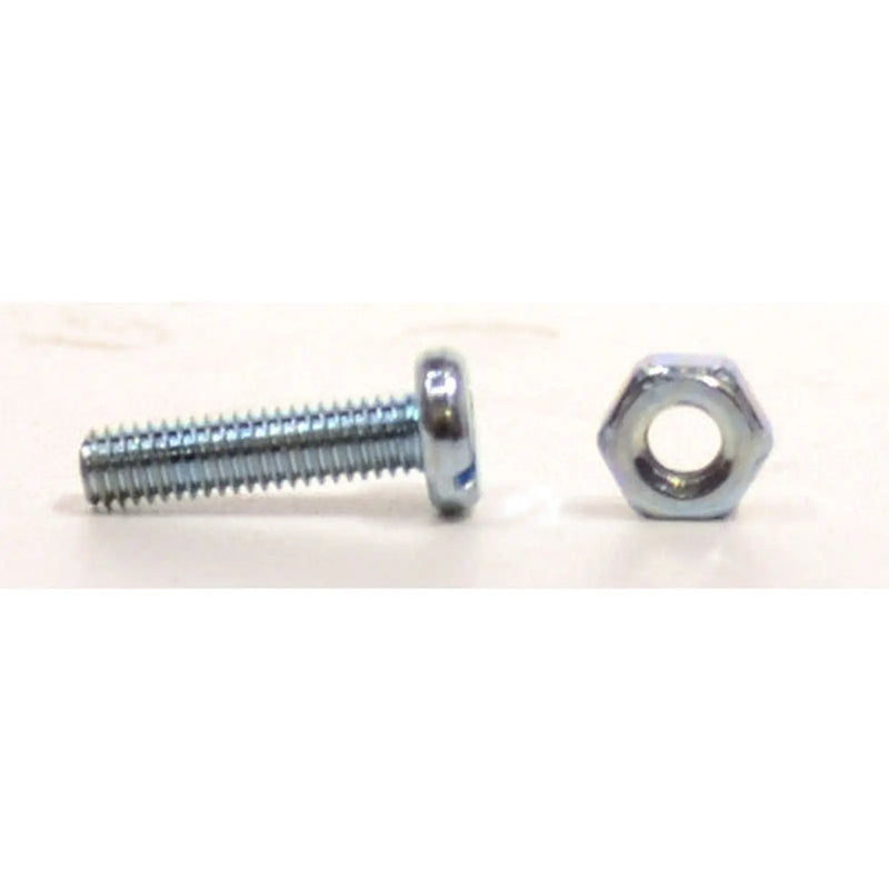 Centurion M3 x 12mm Machine Screws & Nuts - Zinc Plated - (100)