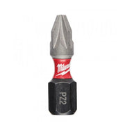 Centurion Milwaukee SHOCKWAVE™ PZ2 Bit 25mm - 25pc - Pack of 5