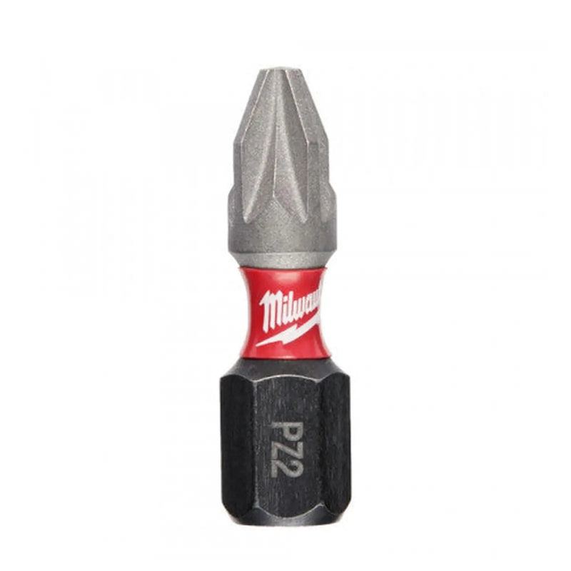 Centurion Milwaukee SHOCKWAVE™ PZ2 Bit 25mm - 25pc - Pack of 5