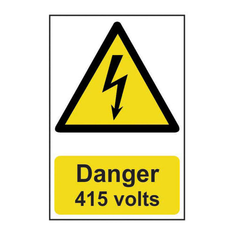 Centurion Danger 415 volts - Self Adhesive PP (200 x 300mm) - Min Order 2