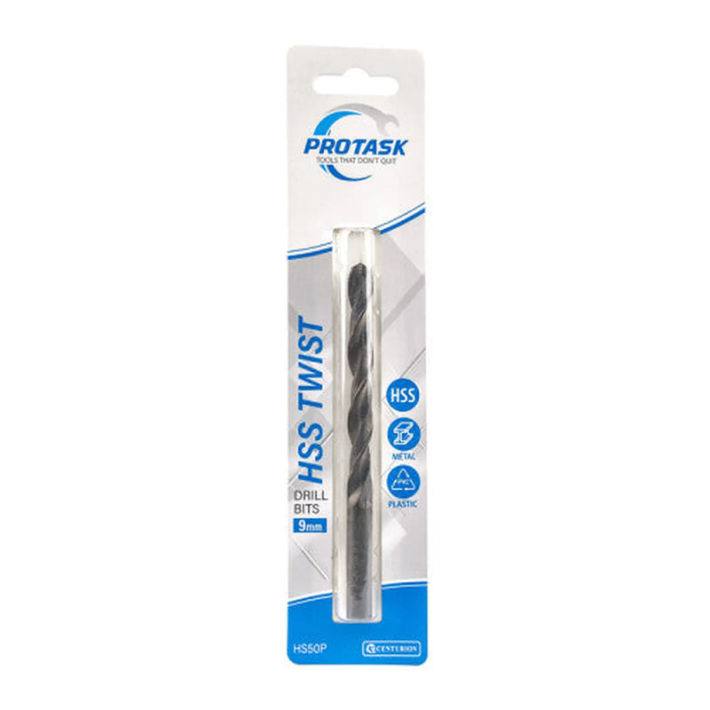 Centurion ProTask High Speed Twist Drill Bit (9mm) - Pack of 5
