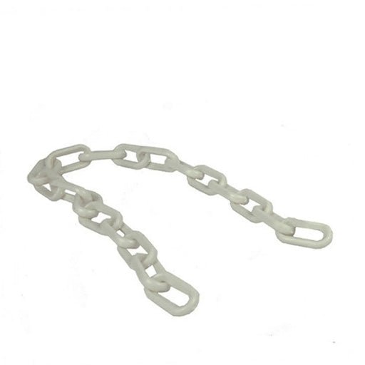 Centurion Short Link Plastic Chain, White, 6mm x 5m - Min Order 2