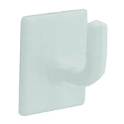 Centurion White Plastic Curtain Wire End Hooks - Pack of 50