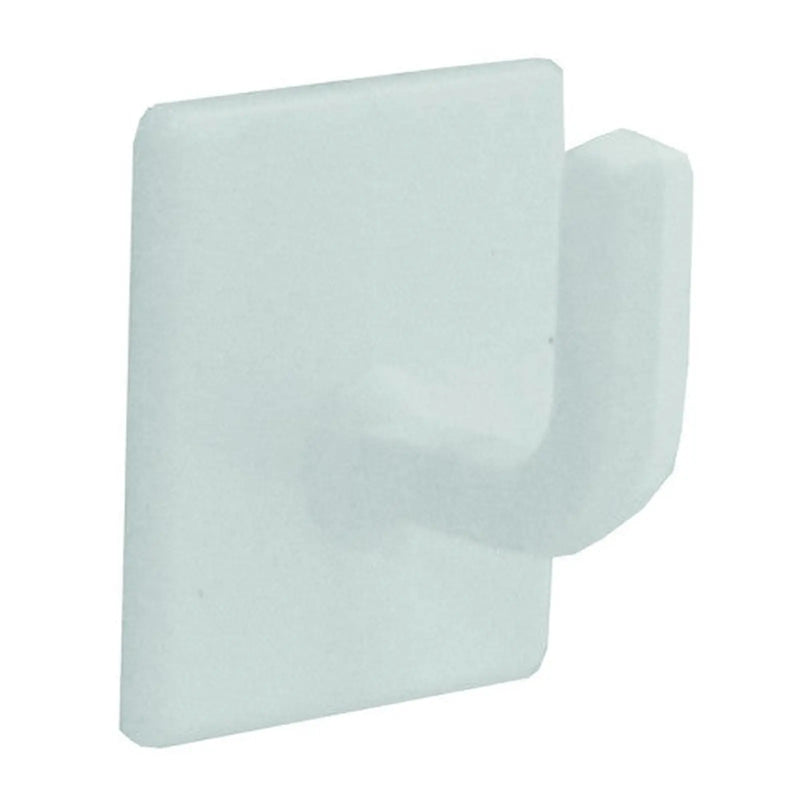 Centurion White Plastic Curtain Wire End Hooks - Pack of 50