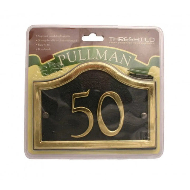 Centurion 27 x 13cm Black/Gold Pullman 50 - Pack of 2