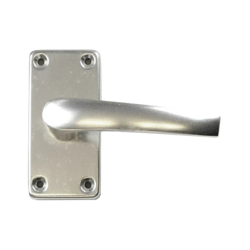 Centurion Cambridge Lever Latch Set, Polished Anodised Aluminium, 89mm x 43mm - Pack of 5