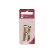Centurion 1 1/2" Gold Effect Letter B - Pack of 5